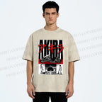Unisex Akira Printed Washed Tee
