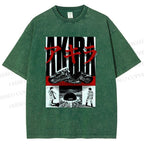 Unisex Akira Printed Washed Tee