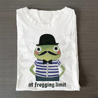 Mr.Frog at Frogging Limit Casual Cotton Folded T-shirt