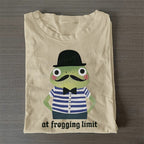 Mr.Frog at Frogging Limit Casual Cotton Folded T-shirt