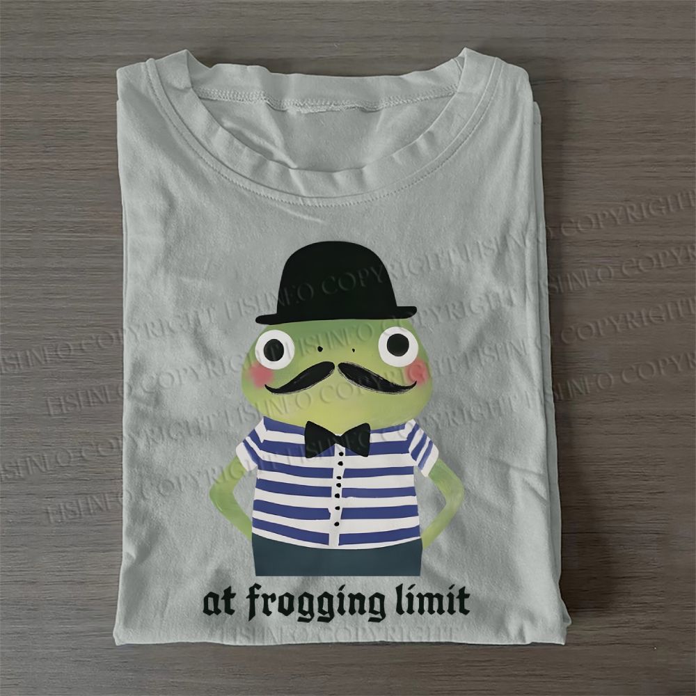 Mr.Frog at Frogging Limit Casual Cotton Folded T-shirt