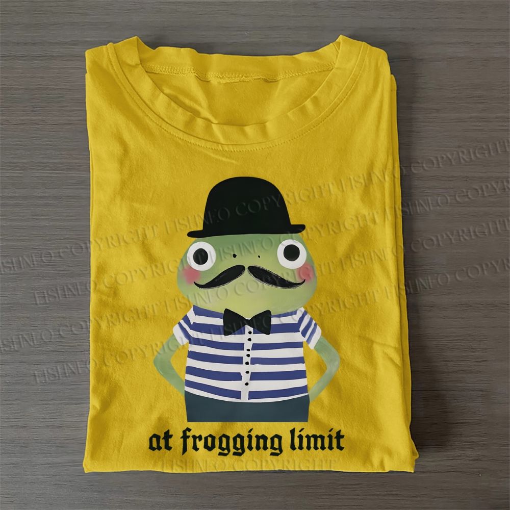 Mr.Frog at Frogging Limit Casual Cotton Folded T-shirt