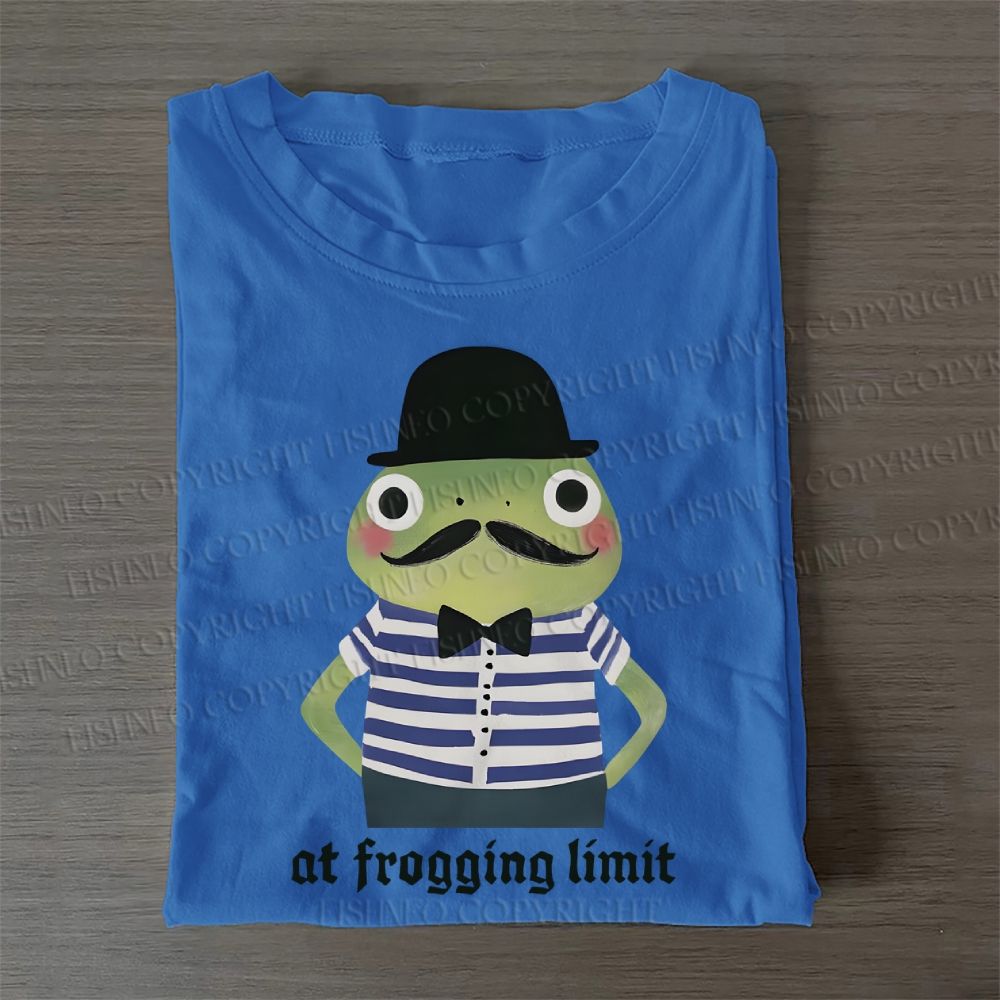 Mr.Frog at Frogging Limit Casual Cotton Folded T-shirt