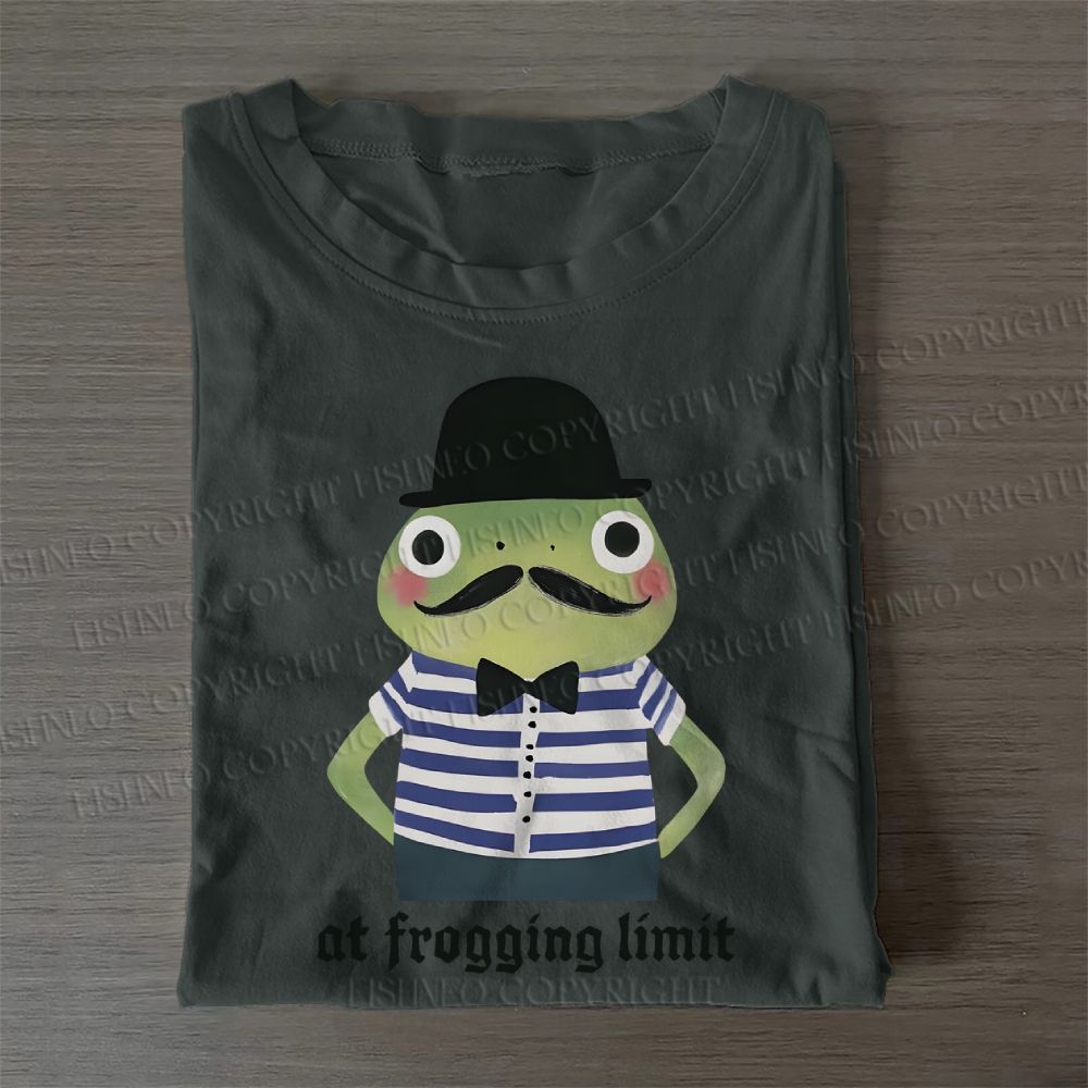 Mr.Frog at Frogging Limit Casual Cotton Folded T-shirt