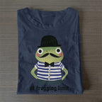 Mr.Frog at Frogging Limit Casual Cotton Folded T-shirt