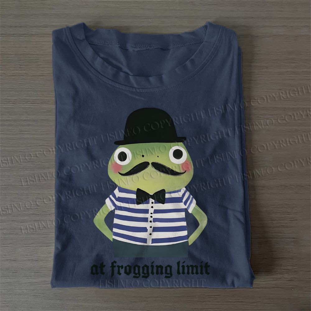 Mr.Frog at Frogging Limit Casual Cotton Folded T-shirt