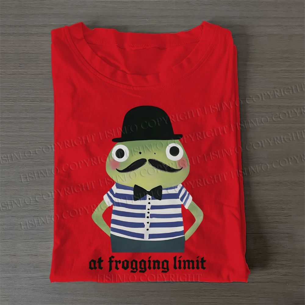 Mr.Frog at Frogging Limit Casual Cotton Folded T-shirt