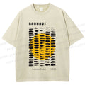 Unisex Bauhaus Geometry Printed Washed Tee