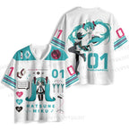Hatsune Miku Jersey Shirts