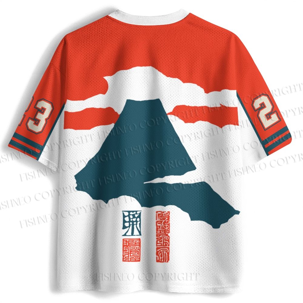 Mount Fuji Japanese Style Jersey Shirts