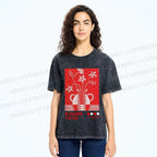 Unisex Yayoi Kusama Kokora Flower  Printed Washed Tee