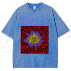 Unisex Yayoi Kusama Pumpkin Printed Washed Tee