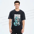 Unisex Hatsune Miku Printed Washed Tee