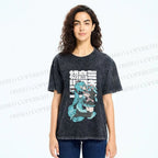 Unisex Hatsune Miku Printed Washed Tee