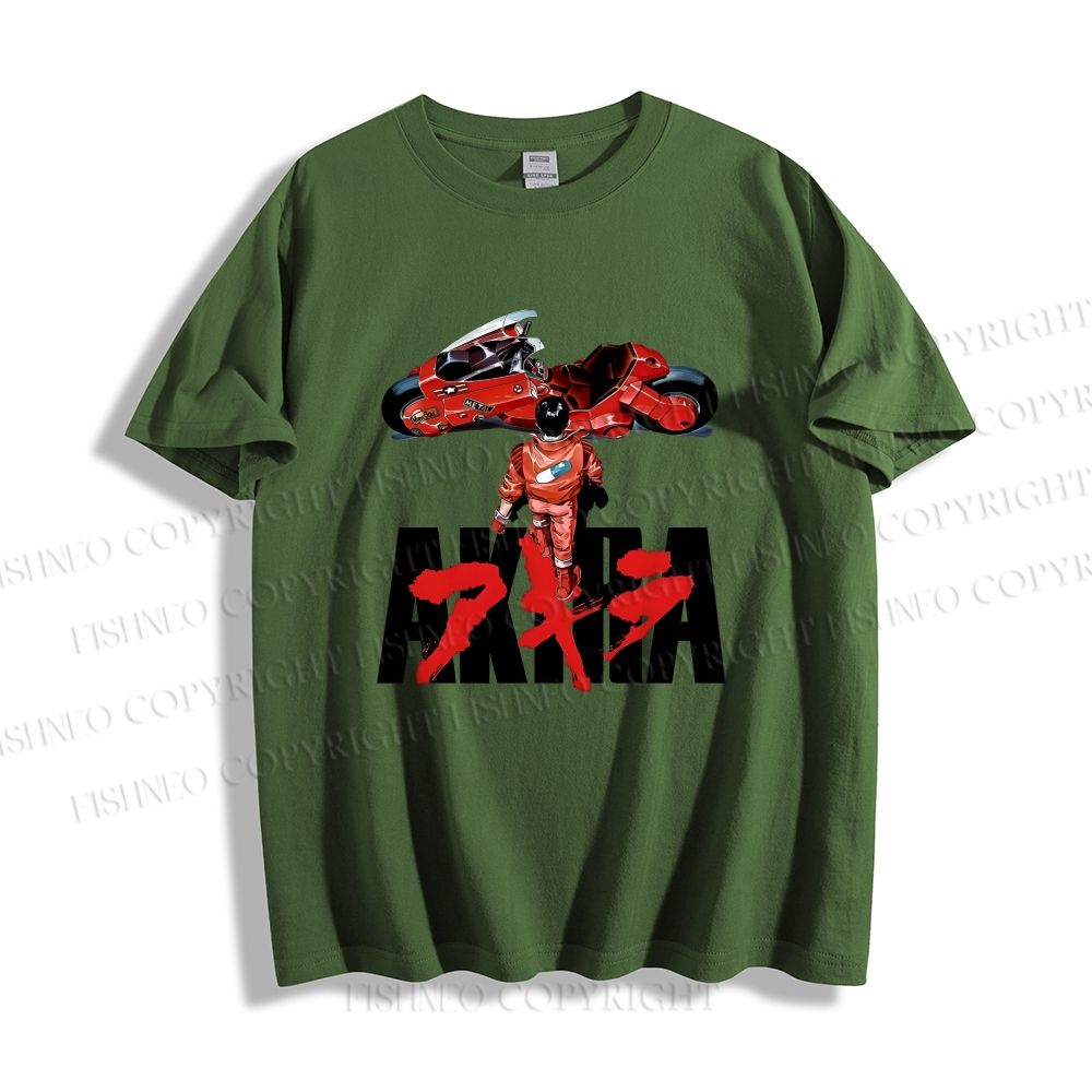 Unisex Classic Cotton Akira Printed T-shirt