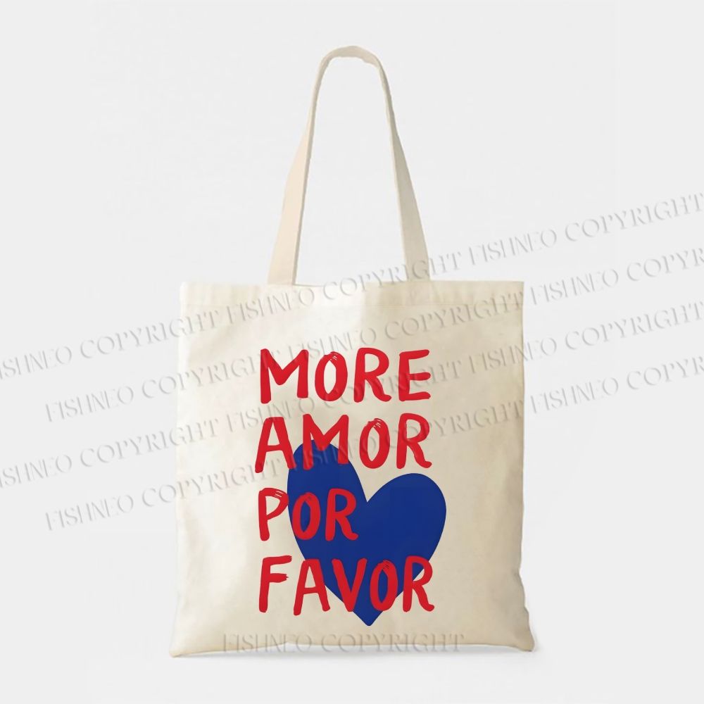 More Amor Por Favor Tote Bag