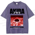 Unisex Akira Neo Tokyo Printed Washed Tee