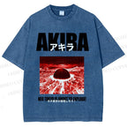 Unisex Akira Neo Tokyo Printed Washed Tee