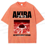 Unisex Akira Neo Tokyo Printed Washed Tee