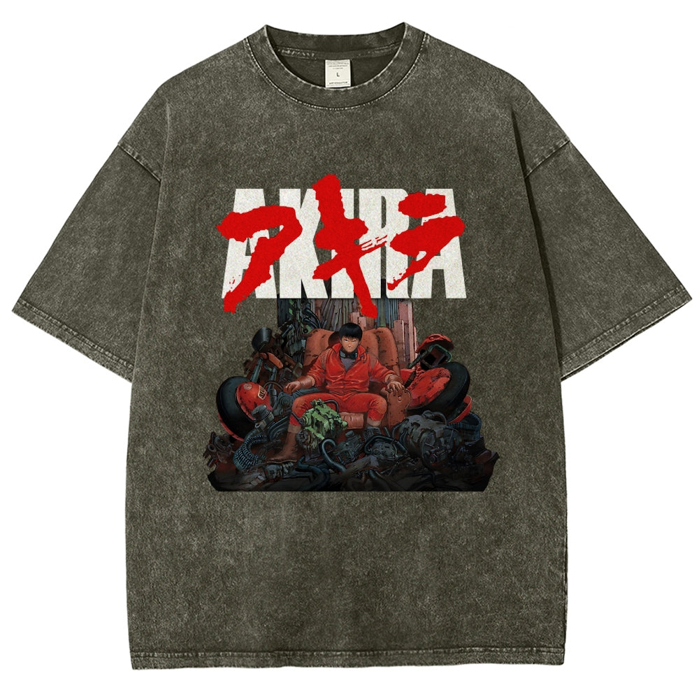 Akira Vintage Wash Japanese Design T-Shirt