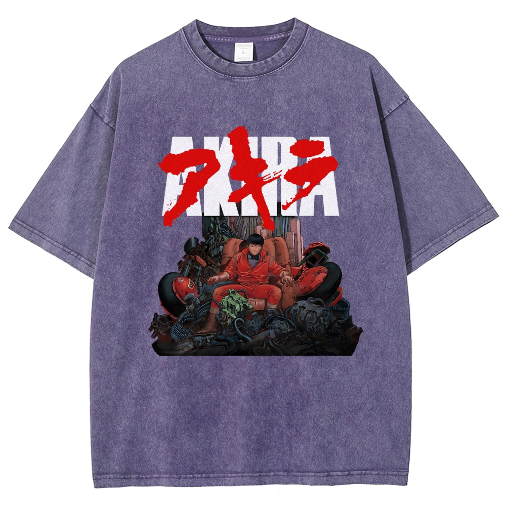Akira Vintage Wash Japanese Design T-Shirt