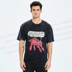 Unisex Pink Sheep Cant Understand Printed Washed Tee