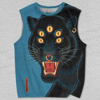 Unisex Exsilloris Black Panther Printed Tank Top