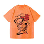 Unisex Hajime no Ippo Printed Washed Tee