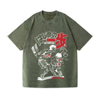 Unisex Hajime no Ippo Printed Washed Tee