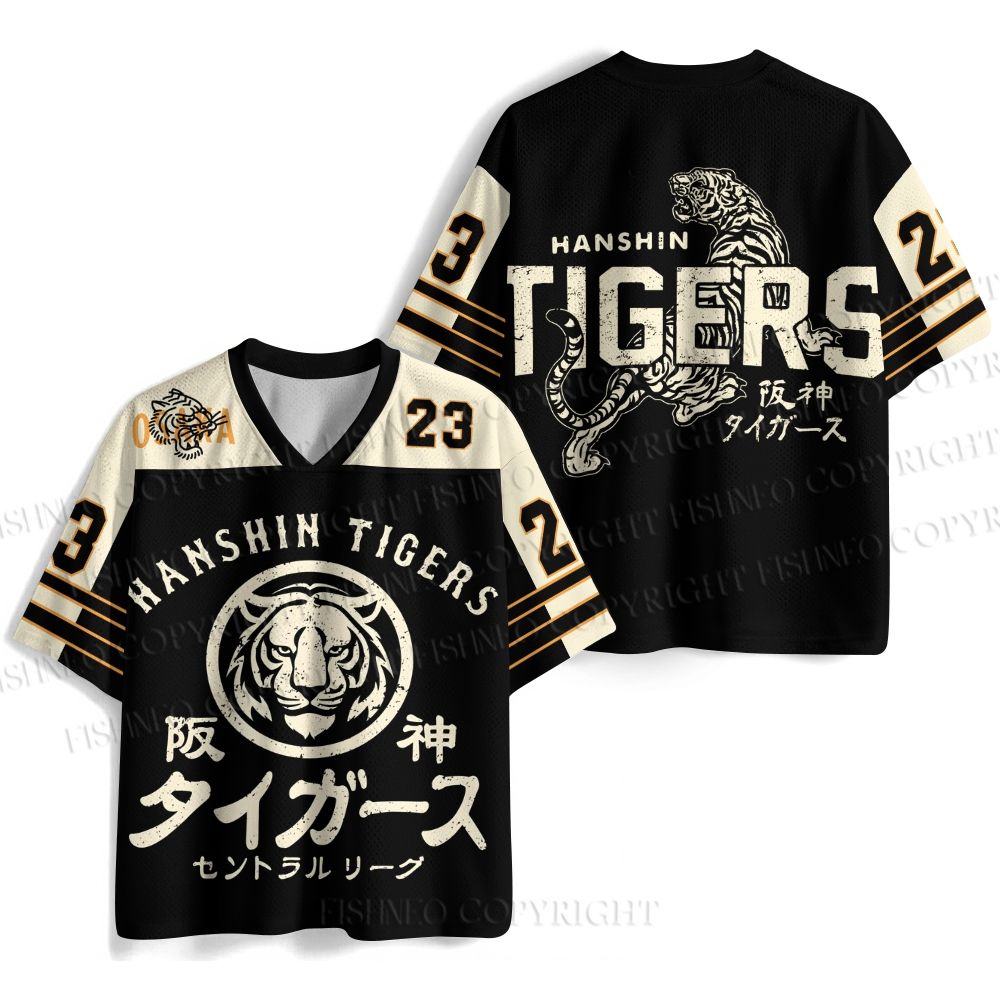 Hanshin Tigers Printed Jersey Shirts