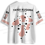 Yayoi Kusama Mushroom Jersey Shirts