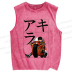 Unisex Akira Kaneda Printed Washed Tank Top