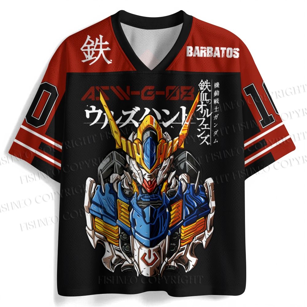 Gundam Barbatos Printed Jersey Shirts