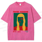 Unisex Yayoi Kusama Tokyo 1987 Vision Printed Washed Tee