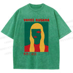 Unisex Yayoi Kusama Tokyo 1987 Vision Printed Washed Tee
