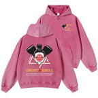 Ghost in the Shell Geisha Vintage Washed Cotton Back Art Hoodie