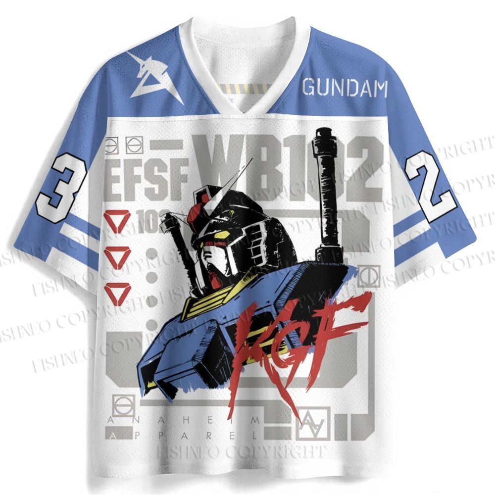 Gundam RX-78-2 Printed Jersey Shirts