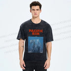 Unisex Pacific Rim Kaiju Printed Washed Tee