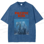 Unisex Pacific Rim Kaiju Printed Washed Tee