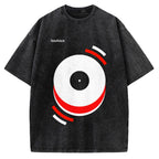 Unisex Bauhaus Musical Happiness Printed Washed Tee