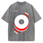 Unisex Bauhaus Musical Happiness Printed Washed Tee