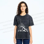 Unisex Evangelion Unit-01 Printed Washed Tee