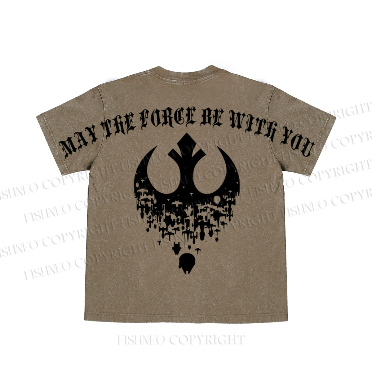 Star Wars May the Force be With You washed t shirt