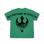 Star Wars May the Force be With You washed t shirt