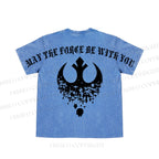 Star Wars May the Force be With You washed t shirt