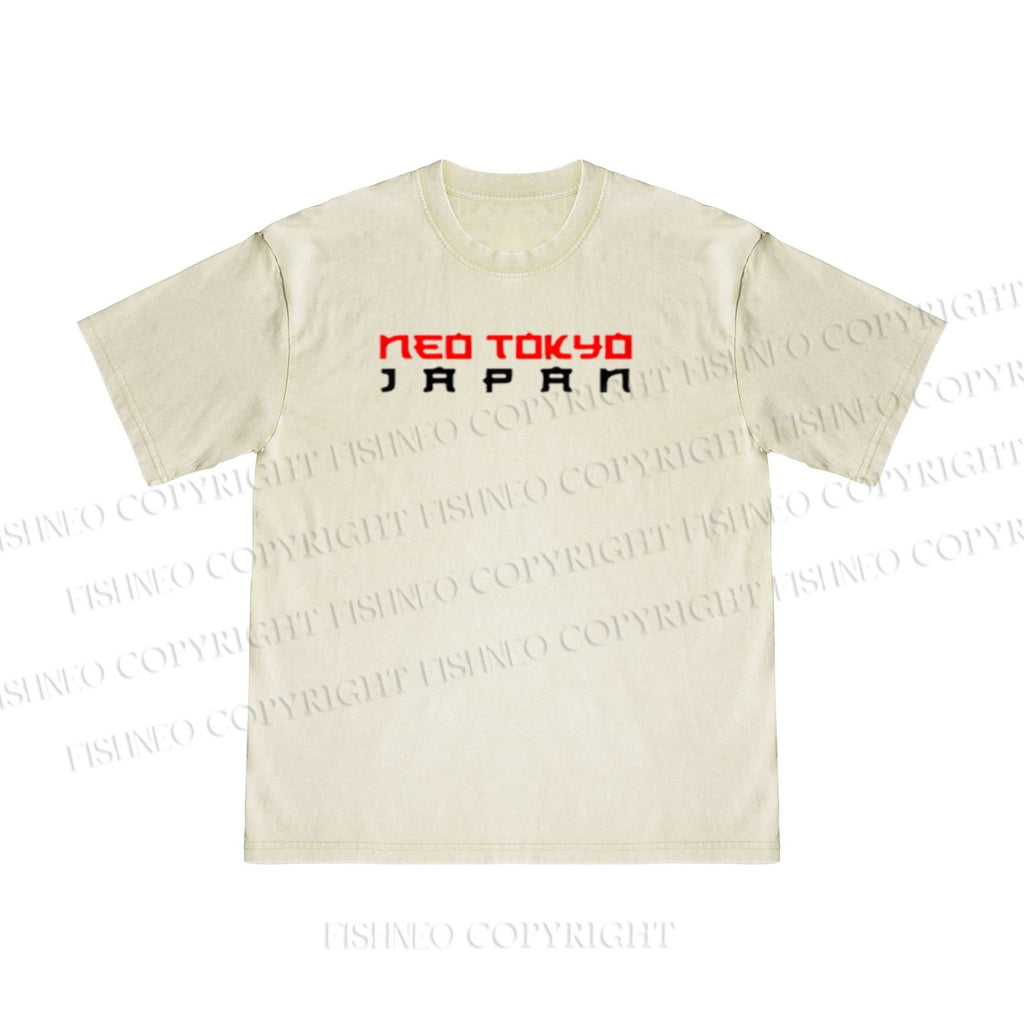 Akira Neo Tokyo Printed Washed T Shirt