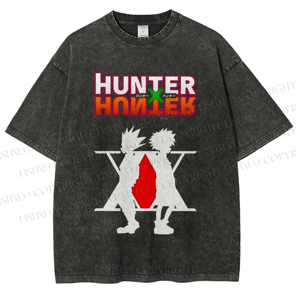 Unisex Hunter Printed Washed Tee