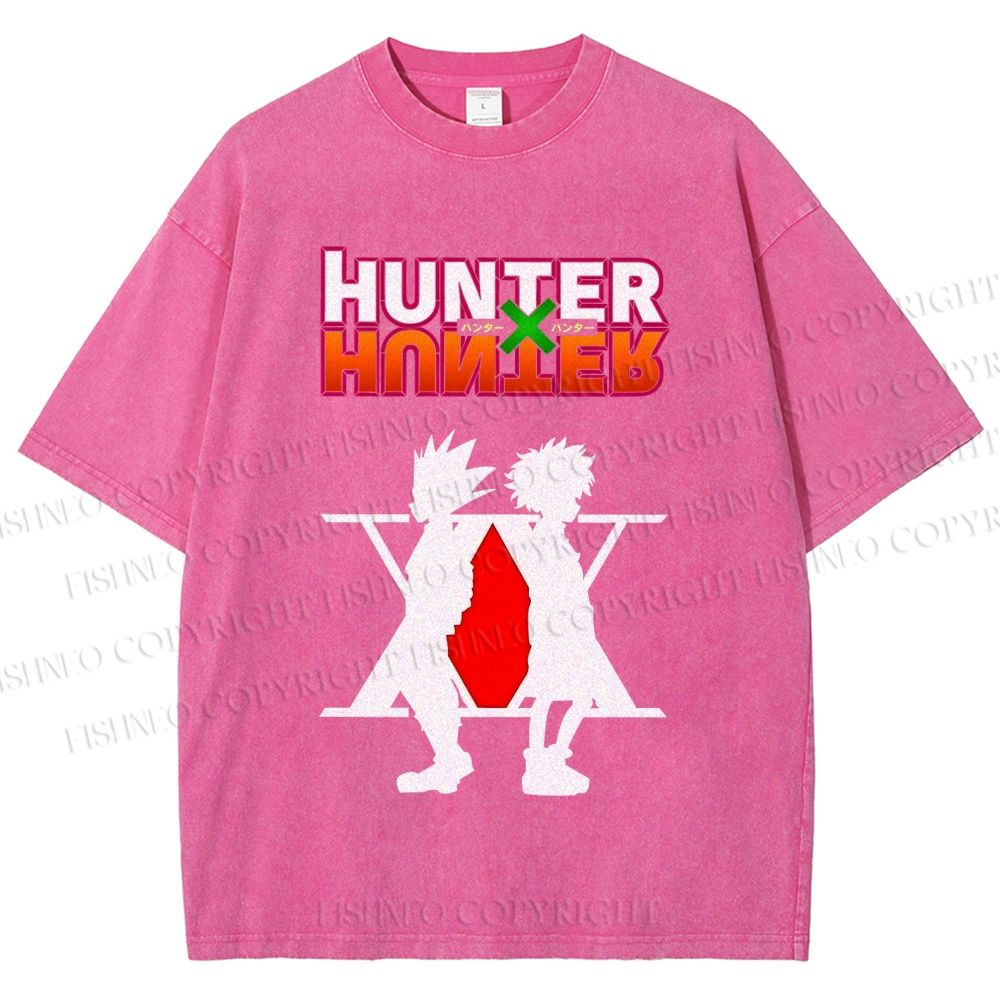 Unisex Hunter Printed Washed Tee