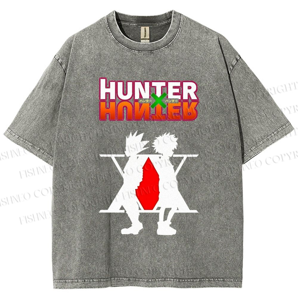 Unisex Hunter Printed Washed Tee