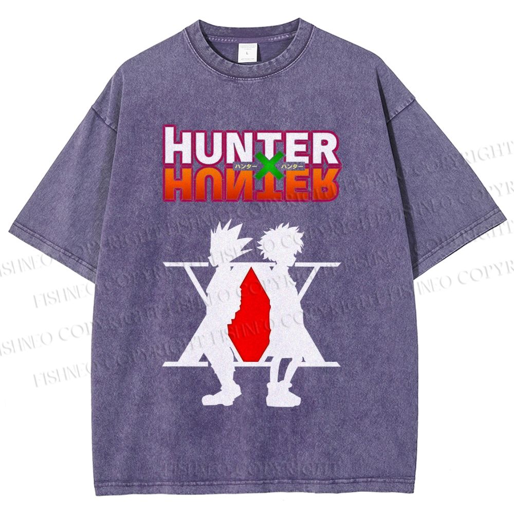Unisex Hunter Printed Washed Tee